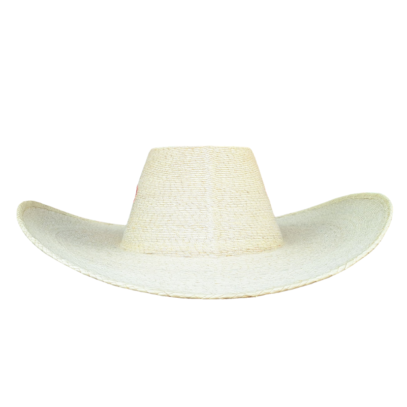 Sombrero Huetameño Calentano Tlapehuala Michoacano Fino Ojillos Rojo