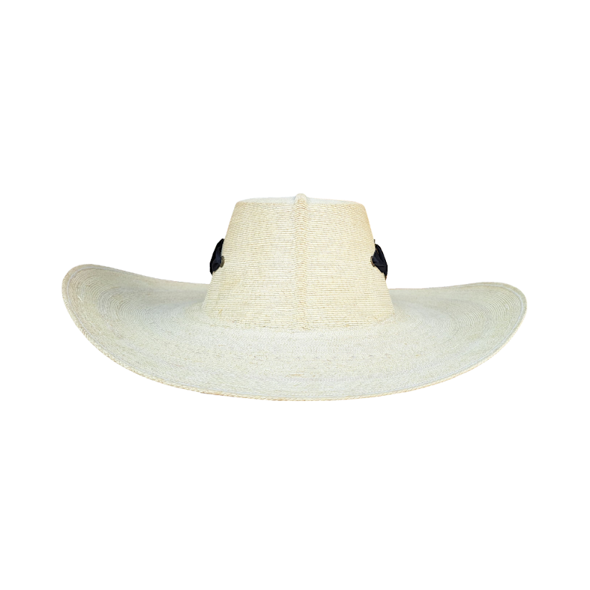 Sombrero Huetameño Calentano Tlapehuala Astilla Michoacano Fino Listón Negro