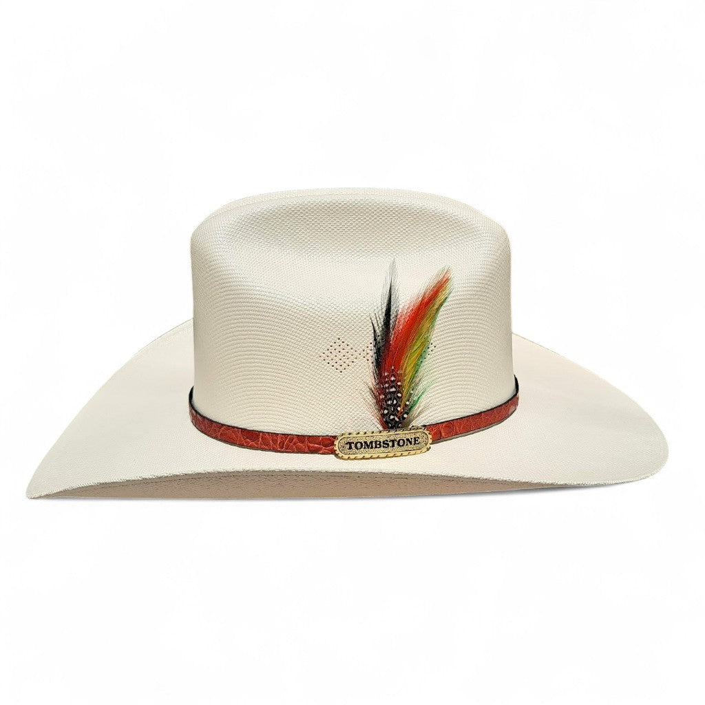 1000X CHAPARRAL PLACA TOMBSTONE PLUMA STETSON