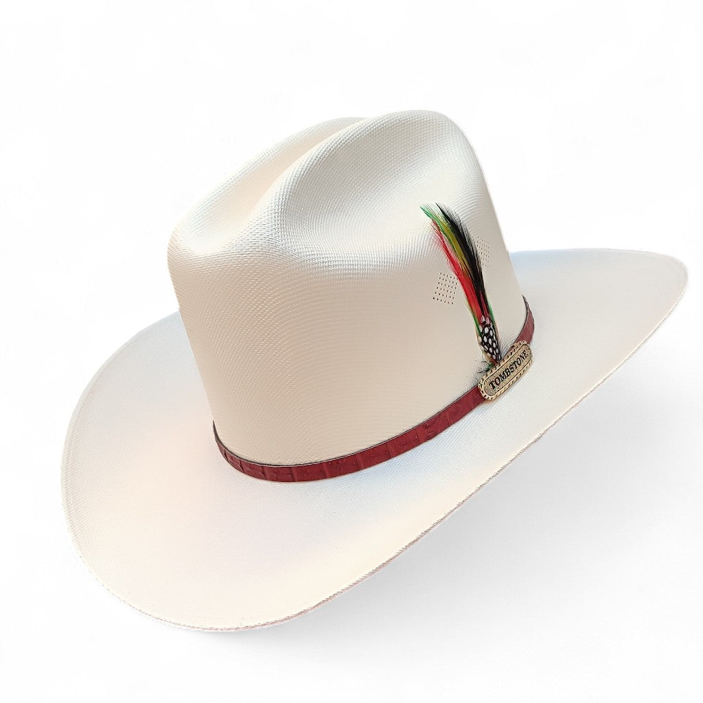 1000X JOHNSON PLACA TOMBSTONE COÑAG PLUMA STETSON