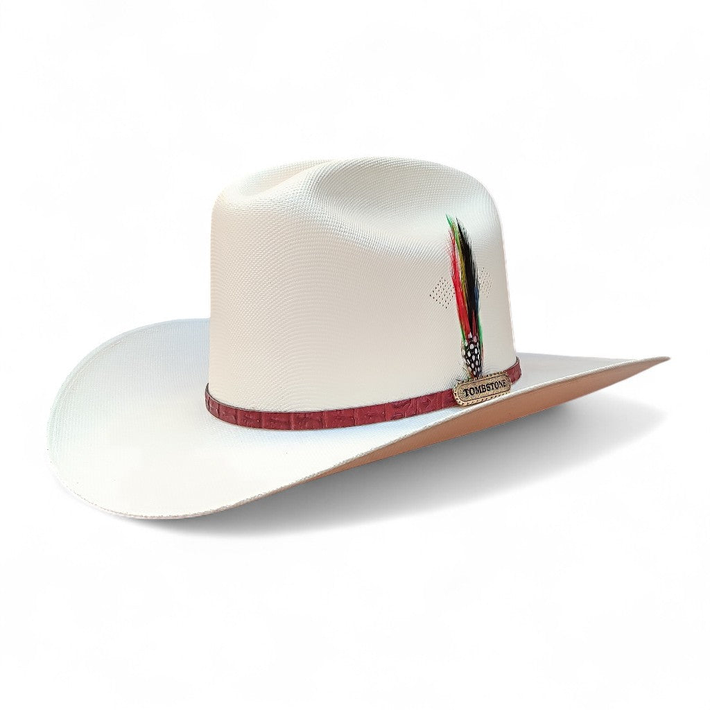 1000X JOHNSON PLACA TOMBSTONE COÑAG PLUMA STETSON