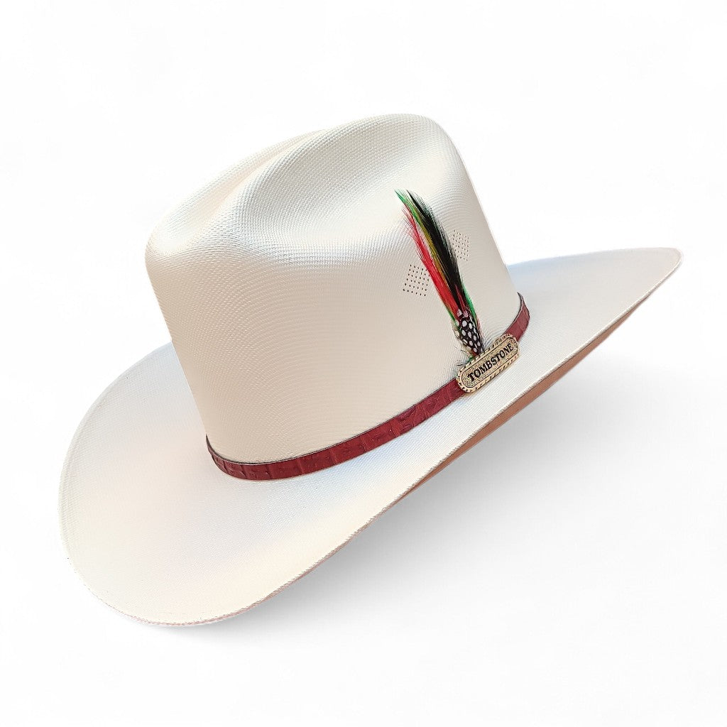 1000X JOHNSON PLACA TOMBSTONE COÑAG PLUMA STETSON