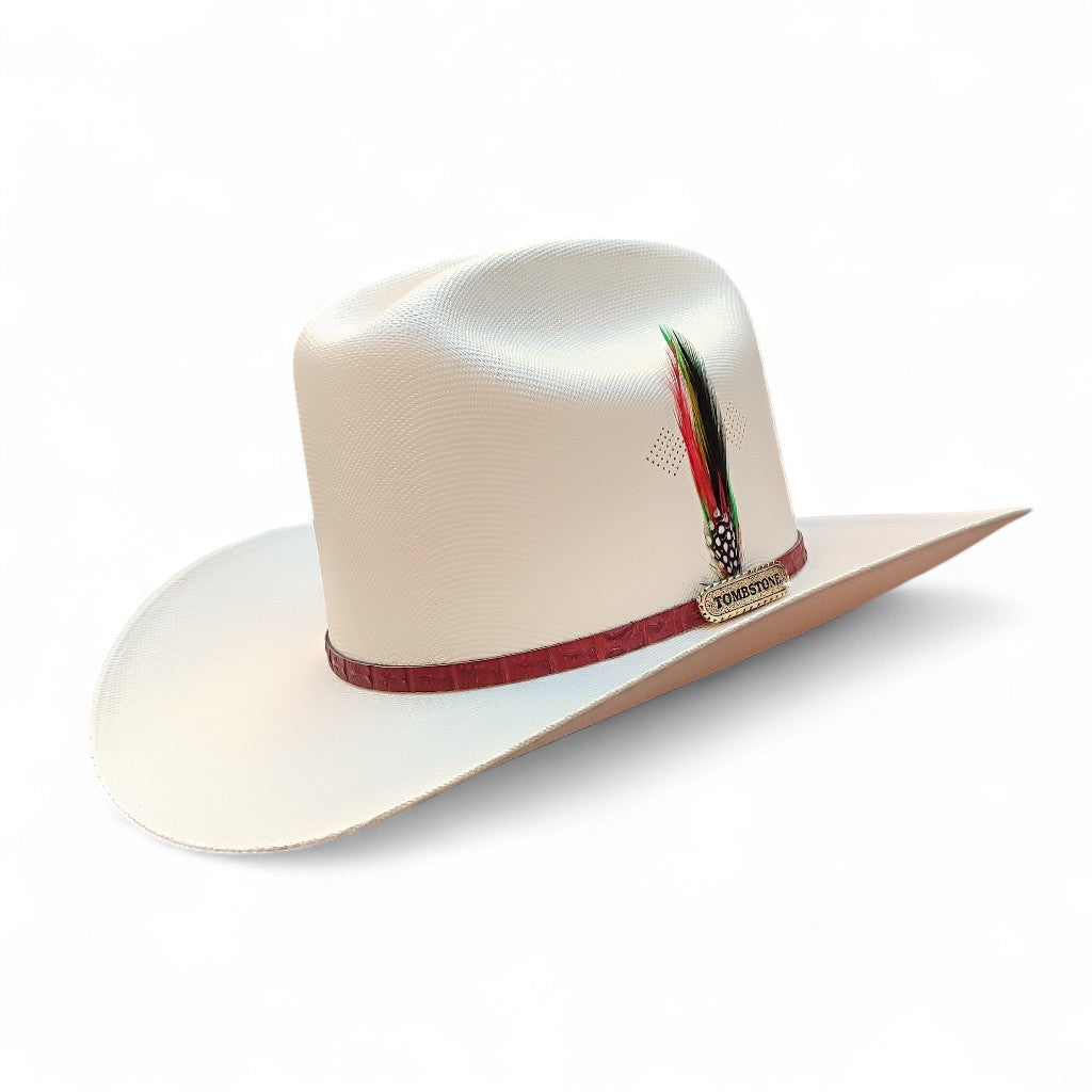 1000X JOHNSON PLACA TOMBSTONE COÑAG PLUMA STETSON