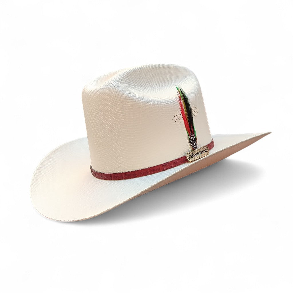1000X JOHNSON PLACA TOMBSTONE COÑAG PLUMA STETSON