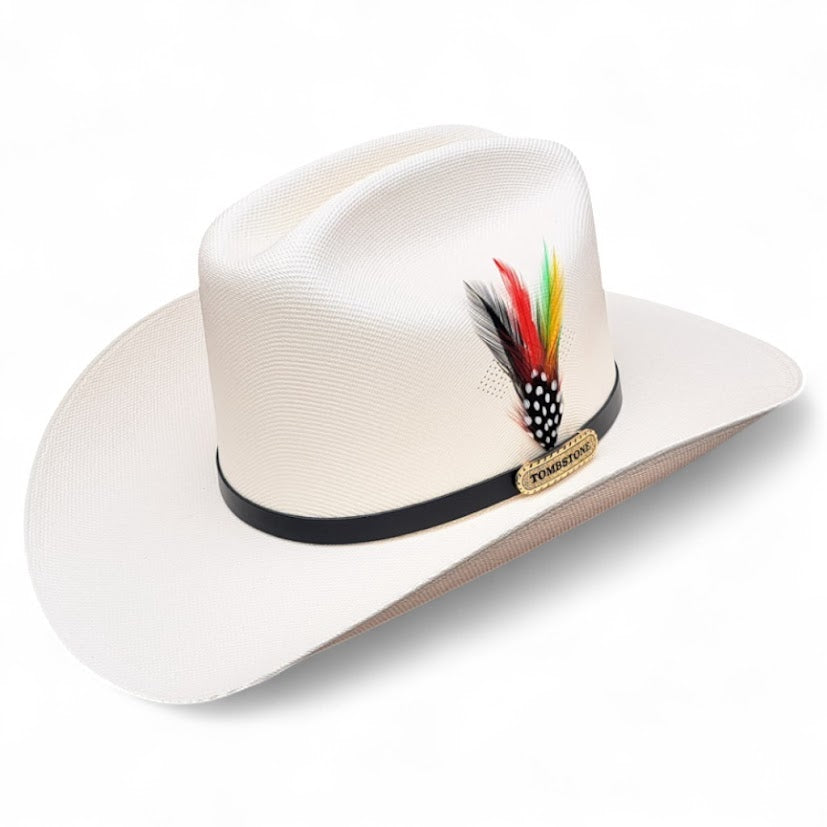 1000X JOHNSON PLACA TOMBSTONE Y PLUMA STETSON