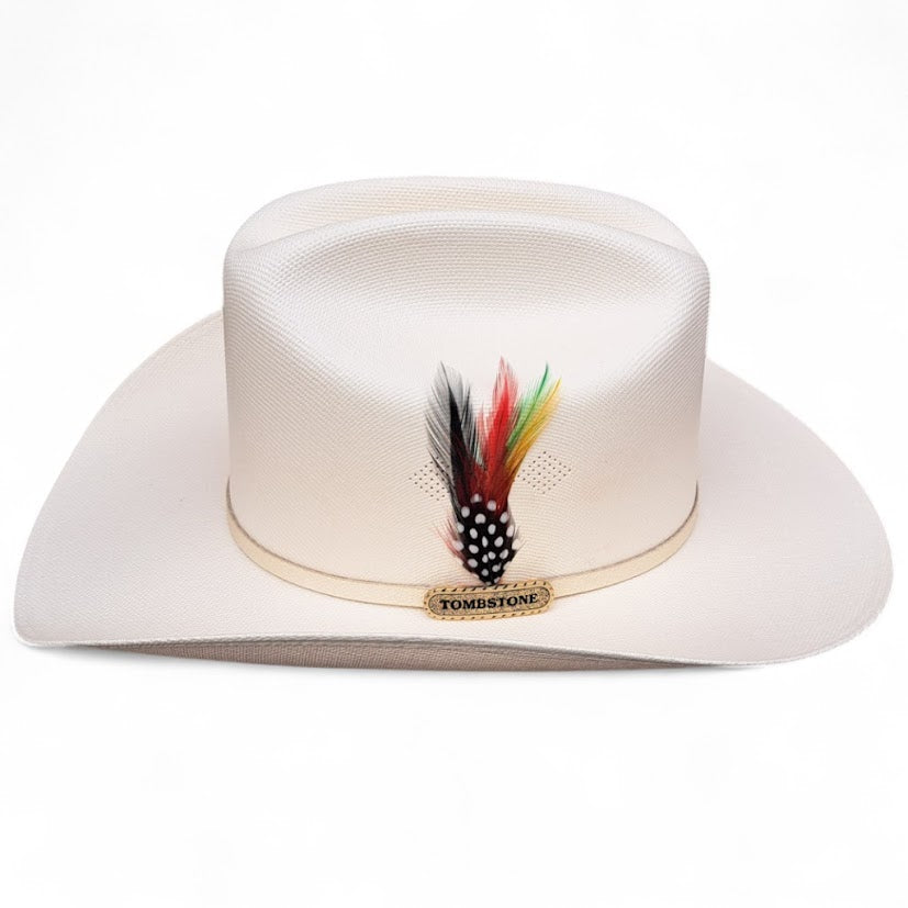 1000X JOHNSON PLACA TOMBSTONE Y PLUMA STETSON