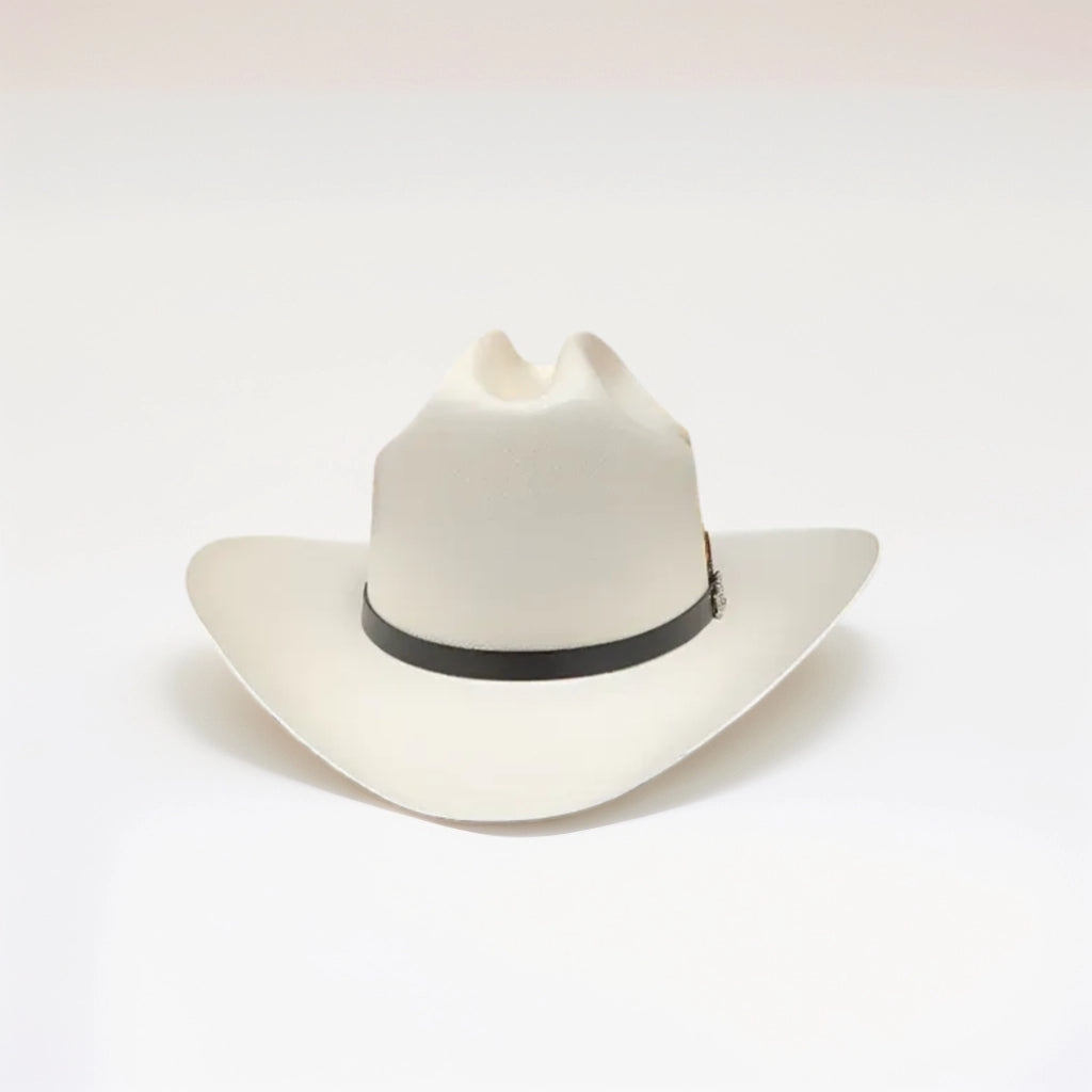 100X CHAPARRAL LAQUEADO PLACA NICOL HATS TOQUILLA NEGRO